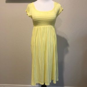 Splendid Yellow Sun Beach Dress Size XS Cotton